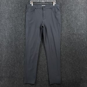 VRST Pants Mens 34x33 Gray Stretch 5-Pocket Chino Tapered Golf Casual Everyday